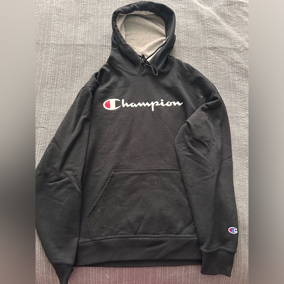 Black Champion Hoodie - Picture 1 of 2